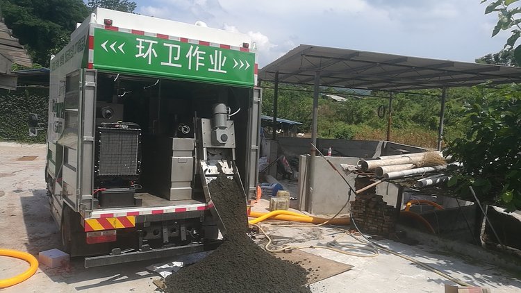 三才镇污泥干湿分离技术