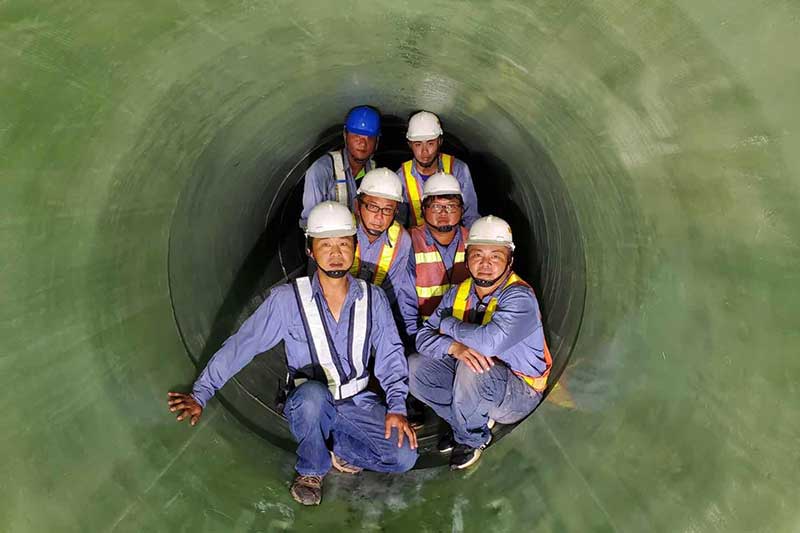 三才镇清洗管道的几个步骤