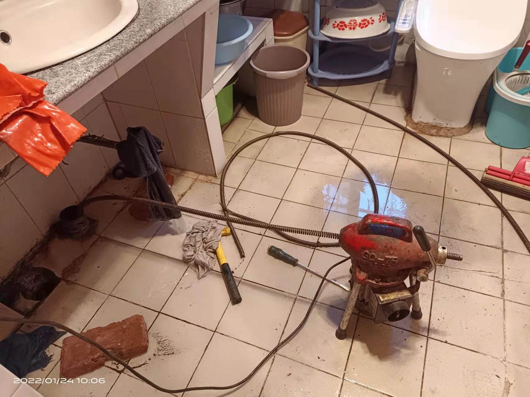 三才镇疏通厨房下水道，地漏疏通